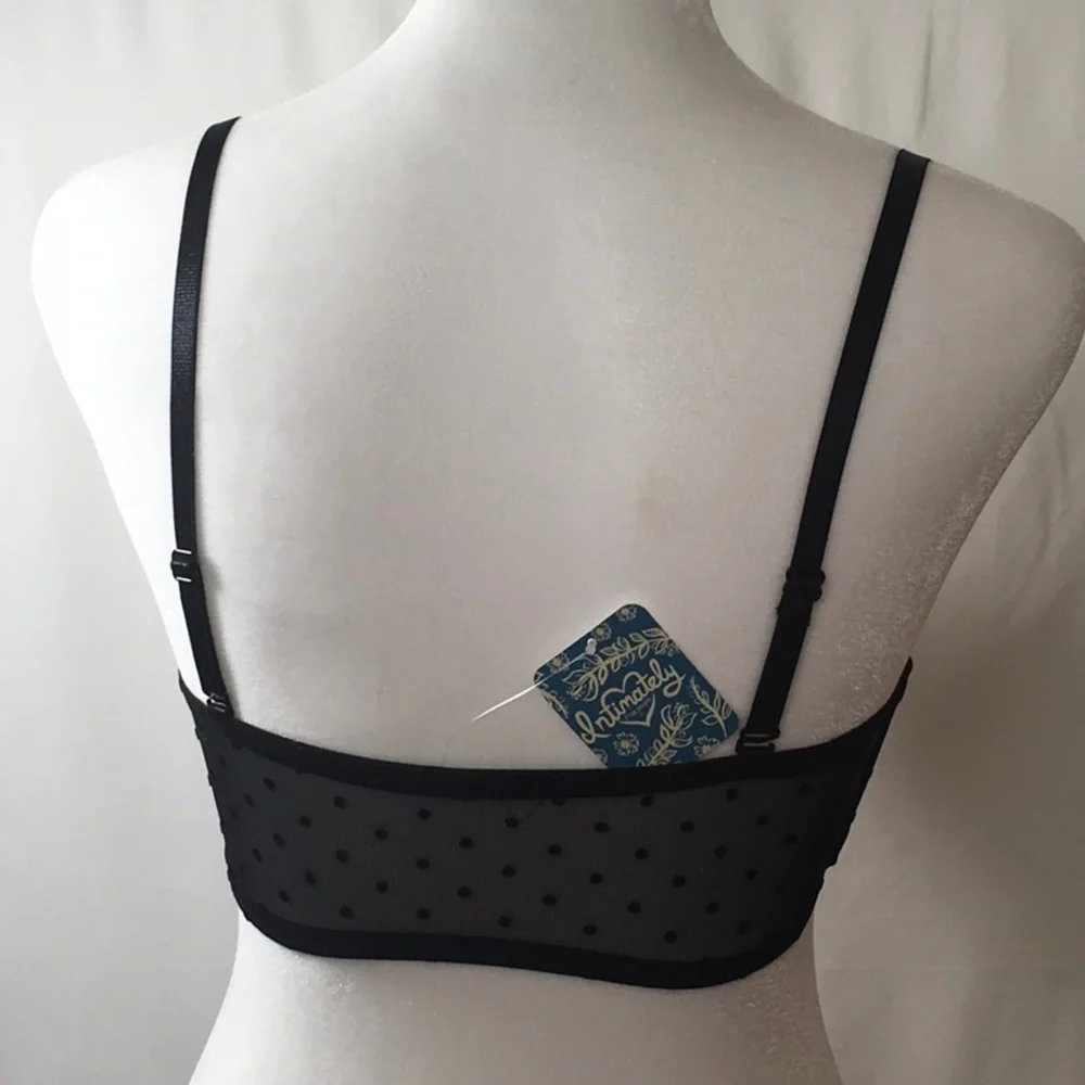 Free People Sierra Black Swiss Dot Bandeau - Picture 3 of 7